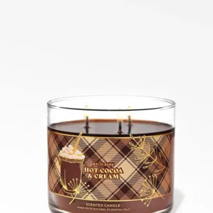 Bath & Body Works Hot Cocoa & Cream Vela 3 Mechas