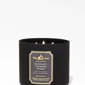 Bath & Body Works Mahogany Teakwood Intense Vela 3 Mechas