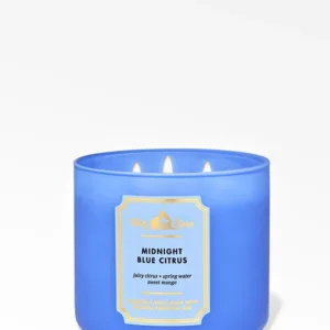 Bath & Body Works Midnight Blue Citrus Vela 3 Mechas