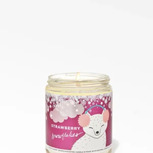 Bath & Body Works Strawberry Snowflakes Vela 1 Mecha