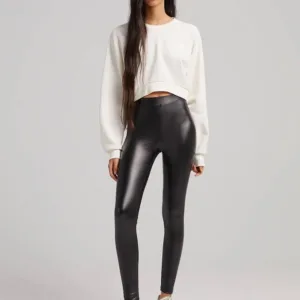 Bershka | leggings en cuerina