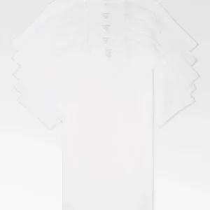 Calvin Klein T-Shirt Slim Fit con Cuello en V Paquete de 5