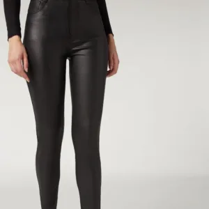 Calzedonia Leggings Skinny Efecto Encerado