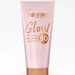 Coppertone Sunscreen Lotion Glow with Shimmer SPF 50