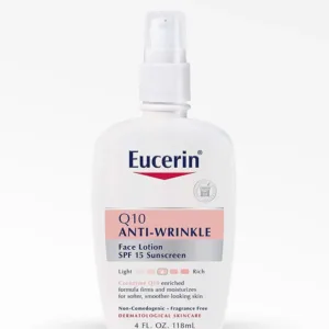 Eucerin Q10 Loción Anti-Arrugas con Protector Solar SPF 15