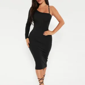 Fashion Nova | Reena Ribbed Midi Dress