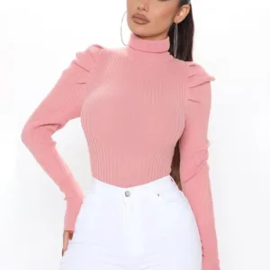 Fashion Nova Sweater Get On With It Turtleneck