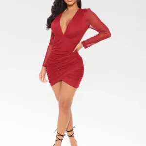 Fashion Nova Minivestido Sheer Goes Nothing