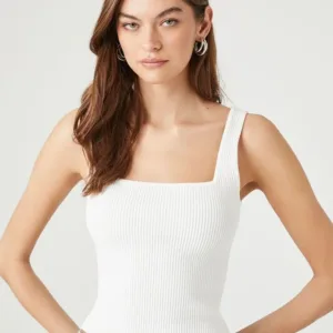 Forever 21 | Cropped Sweater-Knit Tank Top