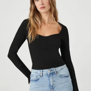 Forever 21 | Sweetheart Cropped Sweater