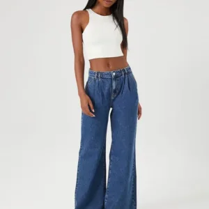 Forever 21 | High-Rise Wide-Leg Jeans