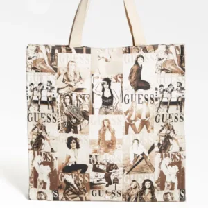 Guess Bolso Shopper en Tela Estampado