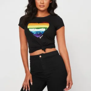 Guess T-Shirt Con Corazón