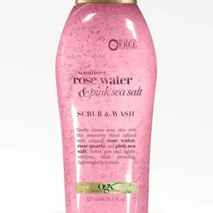 OGX Rose Water & Pink Sea Salt Exfoliante