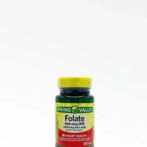 Spring Valley Folate 666 mcg DFE (400 mcg Ácido Fólico)