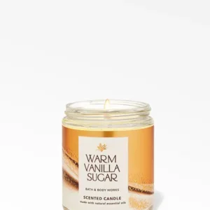 Bath & Body Works Warm Vanilla Sugar Vela 1 Mecha